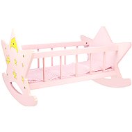 Wooden bed for dolls - Doll Accessory