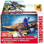 Transformers 4 - Transformer Optimus Prime on the little animals &amp; Grimlock - Figure