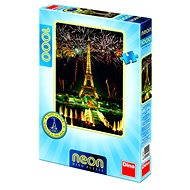 Dino Eiffel torony neon - Puzzle