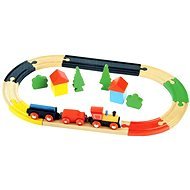Wooden train tracks - Train
