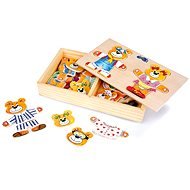Wooden Toys - Dressing the Bears - Dress Up Dolls