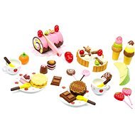 Holzkiste mit Süßigkeiten - Spielset