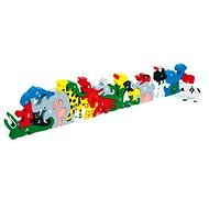 Wooden Toys - Animals with letters and numbers - Educational Toy