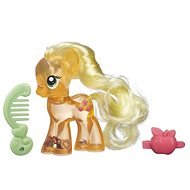 My Little Pony - Transparent pony Apple Jack with glitter and accessory - Figure