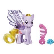 My Little Pony -  Átlátszó Lily Blossom póni csillámokkal és kiegészítővel - Figura