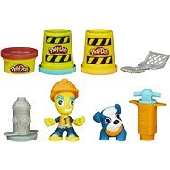 Play-Doh Town - A road worker with a pet - Creative Kit