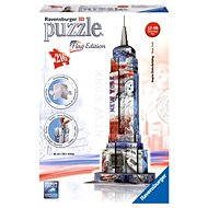 3D Puzzle - Empire State Building, vlajková edícia - Puzzle
