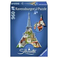 Tvarové Puzzle - Eiffelova veža, Paríž - Puzzle