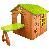 Gartenhaus für Kinder mit einem Tisch - Kinderspielhaus