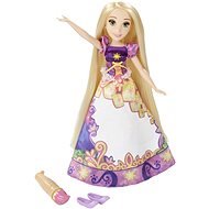 Disney Princess – Bábika Locika s vyfarbovacou sukňou - Bábika