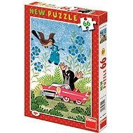 Dino Puzzle Kisvakond és az autó - Puzzle