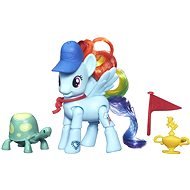 Én kicsi pónim - Rainbow Dash póni kis barátjával és kiegészítőkkel - Figura