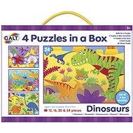4 Puzzle in a box - Dinosaurier - Puzzle