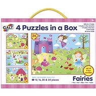4 Puzzle v krabici - Víly - Puzzle