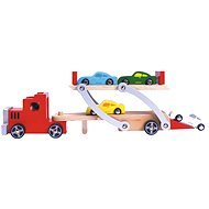 Bino Tractor with Cars 9 pcs - Toy Car Set