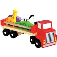 Bino Truck with Animals - Toy Car
