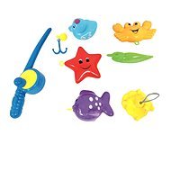 Bino Spielzeug-Set  für die Badewanne mit Angelrute - Wasserspielzeug