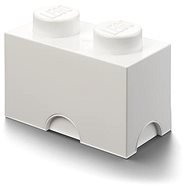 LEGO Úložný box 2 125 x 250 x 180 mm - biely - Úložný box