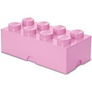 LEGO Tárolódoboz 8 250 x 500 x 180 mm - világos rózsaszín - Tároló doboz
