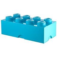LEGO 8-Stud Storage Brick 250 x 500 x 180mm - Cyan - Storage Box