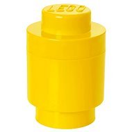 LEGO úložný box guľatý 123 × 183 mm – žltý - Úložný box