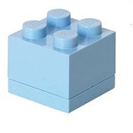 LEGO Mini storage brick 46 x 46 x 43 mm - light blue - Storage Box