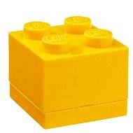 LEGO Mini doboz 46 x 46 x 43 mm-es sárga - Tároló doboz