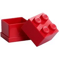 LEGO Mini tároló doboz 46 x 46 x 43 mm - piros - Tároló doboz