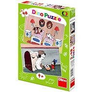 Dino-Geschichten mit Hunden - Puzzle