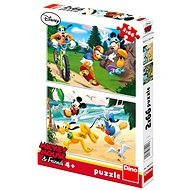 Dino Mickey Mouse sportuje - Puzzle