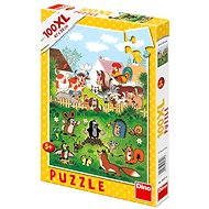 Dino Mole és barátai - a gazdaságban - Puzzle