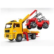 Bruder MAN TGA tow truck with cross country vehicle - Toy Car