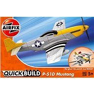 AirFix Quick Build J6016 lietadlo – P-51D Mustang - Plastikový model
