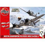 AirFix Gift Set A50171 Aircraft - Bristol Beaufighter TF.X vs Focke-Wulf Fw190A-8 - Plastic Model