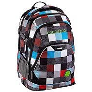 CoocaZoo EvverClevver2 Checkmate Blue Red - School Backpack