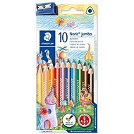Colored pencils "Noris Jumbo" set of 10 colours - Coloured Pencils