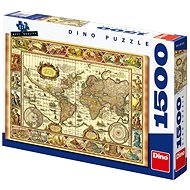 Map of Dino and the seven wonders of the world - Jigsaw