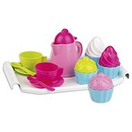 Androni Coffee Set with Teapot and Cakes on a Tray - Toy Kitchen Utensils