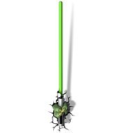 3D Světlo Star Wars Yodův světelný meč - Kinderzimmer-Beleuchtung