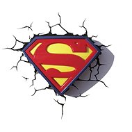 3D Light Superman Logo - Children's Room Light