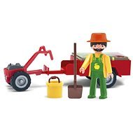 Igráček - Gardener with Tractor and Accessories - Figure Accessories