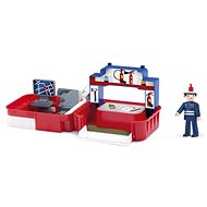 IGRÁČEK Handy - Fire station with firefighter - Game Set