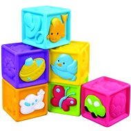 Children's Squeaky Blocks 6 pcs - Picture Blocks