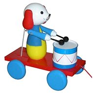 Pulling dog with drum - Musical Toy