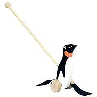 Bino - Penguin on a stick - Push and Pull Toy
