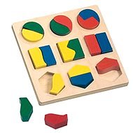 Bino Puzzle - geometriai alakzatok - Puzzle