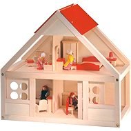 Puppenhaus mit Möbeln - Puppenzubehör