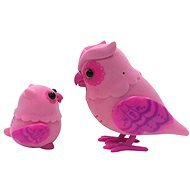 Little Live Pets - Owl with a little pink owl - Interactive Toy