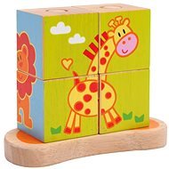 Picture dice on a stick - Wooden Blocks