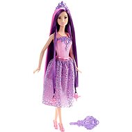 Mattel Barbie - Long hair with purple hair - Doll